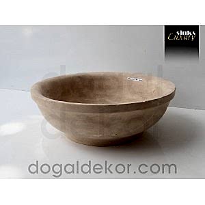 Banyo Dolabı Üstü Doğaltaş Lavabo- DT1214