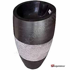 Doğal Taş Ayaklı Banyo Lavabosu- DT1302