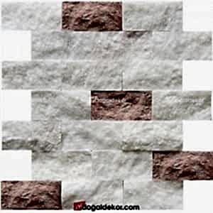 Patlatma Taş Doğal Taş Duvar Taşları 5x10 -DT1180